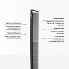 Carbon Sectioning Styling Comb, , large image number null